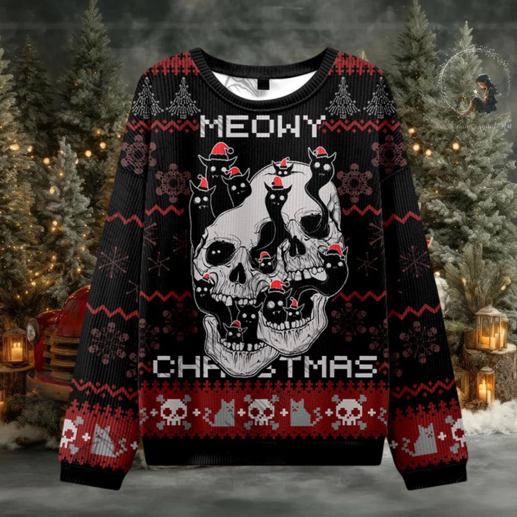Meowy Christmas Ugly Sweatshirts Meowy Christmas Ugly Sweatshirts