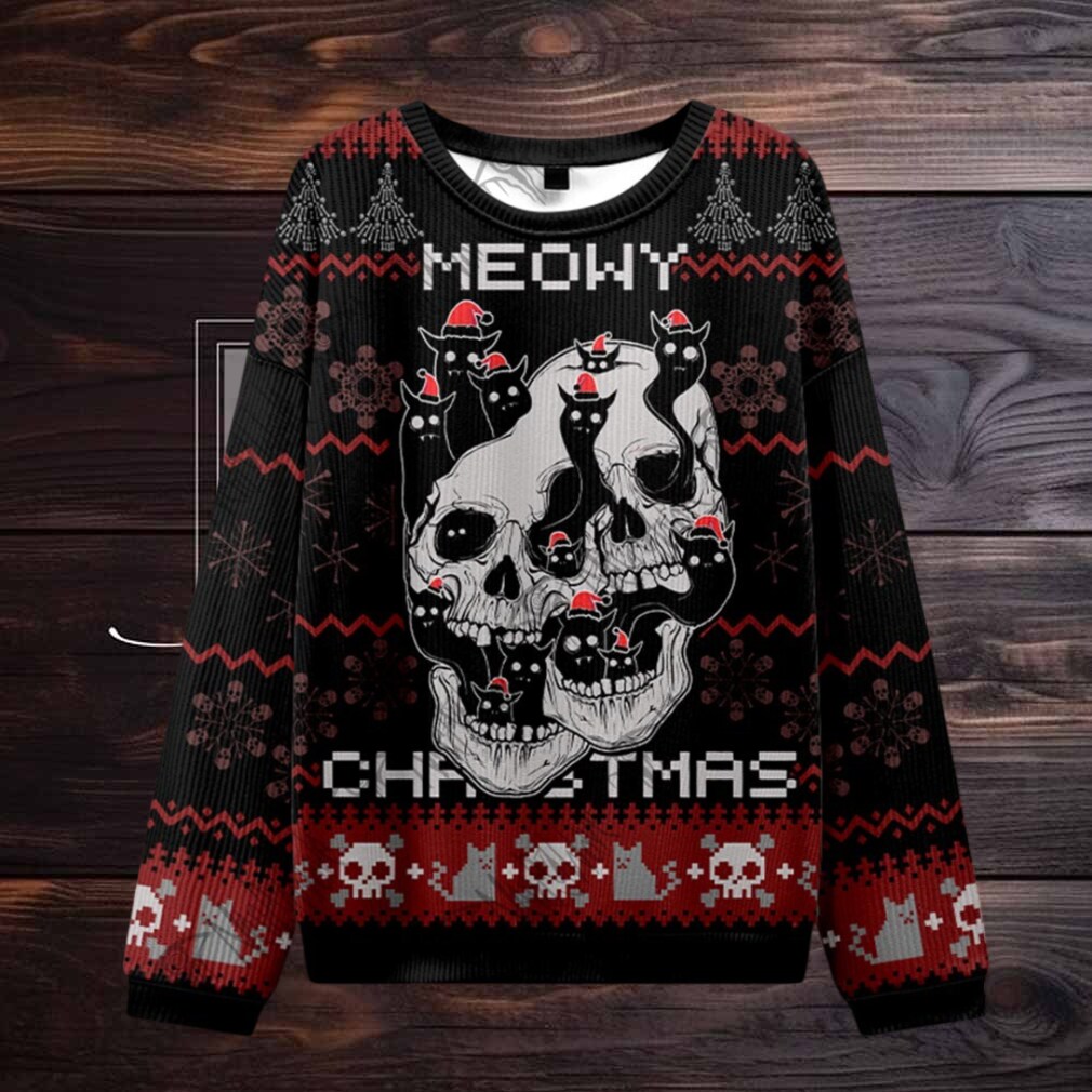 Meowy Christmas Ugly Sweatshirts Meowy Christmas Ugly Sweatshirts