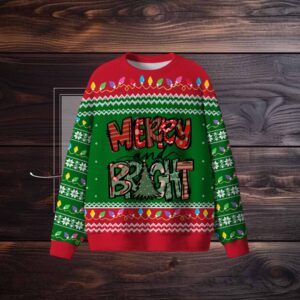Merry And Bright Christmas Ugly Sweater