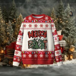 Merry And Bright Ugly Christmas Sweater
