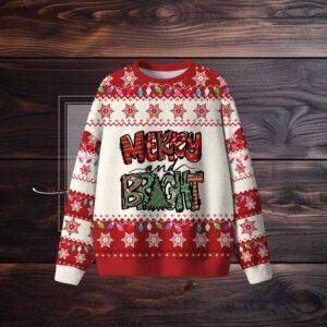 Merry And Bright Ugly Christmas Sweater