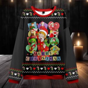 Merry Christmas Children Magic School Teacher Ugly Knit Sweatshirt