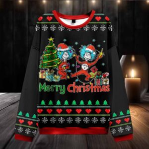 Merry Christmas Things Teacher Ugly Knit Sweatshirt