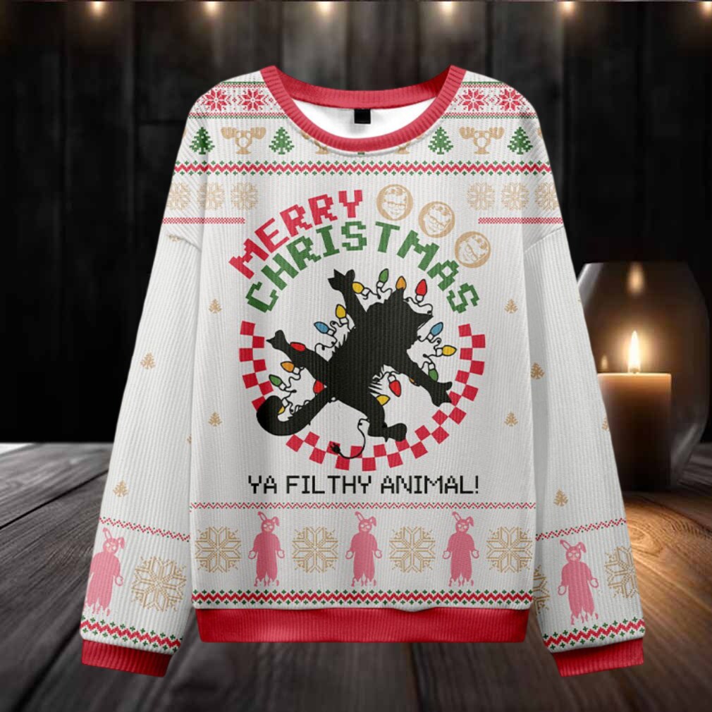 Merry Christmas Ya Filthy Animal Ugly Sweater Merry Christmas Ya Filthy Animal Ugly Sweater