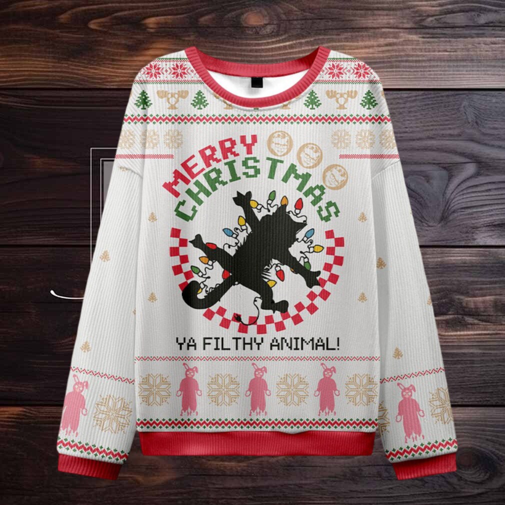 Merry Christmas Ya Filthy Animal Ugly Sweater Merry Christmas Ya Filthy Animal Ugly Sweater