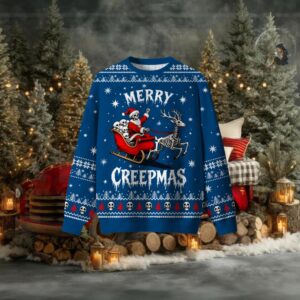 Merry Creepmas Ugly Christmas Sweatshirt