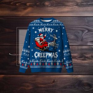 Merry Creepmas Ugly Christmas Sweatshirt