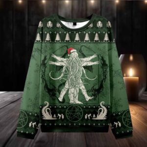 Merry Cthulhumas Festive Ugly Sweatshirts