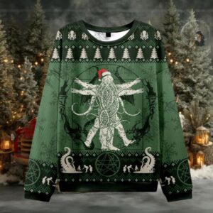Merry Cthulhumas Festive Ugly Sweatshirts