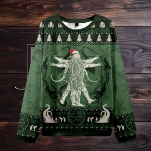 Merry Cthulhumas Festive Ugly Sweatshirts