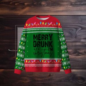 Merry Drunk I'm Christmas Ugly Sweater