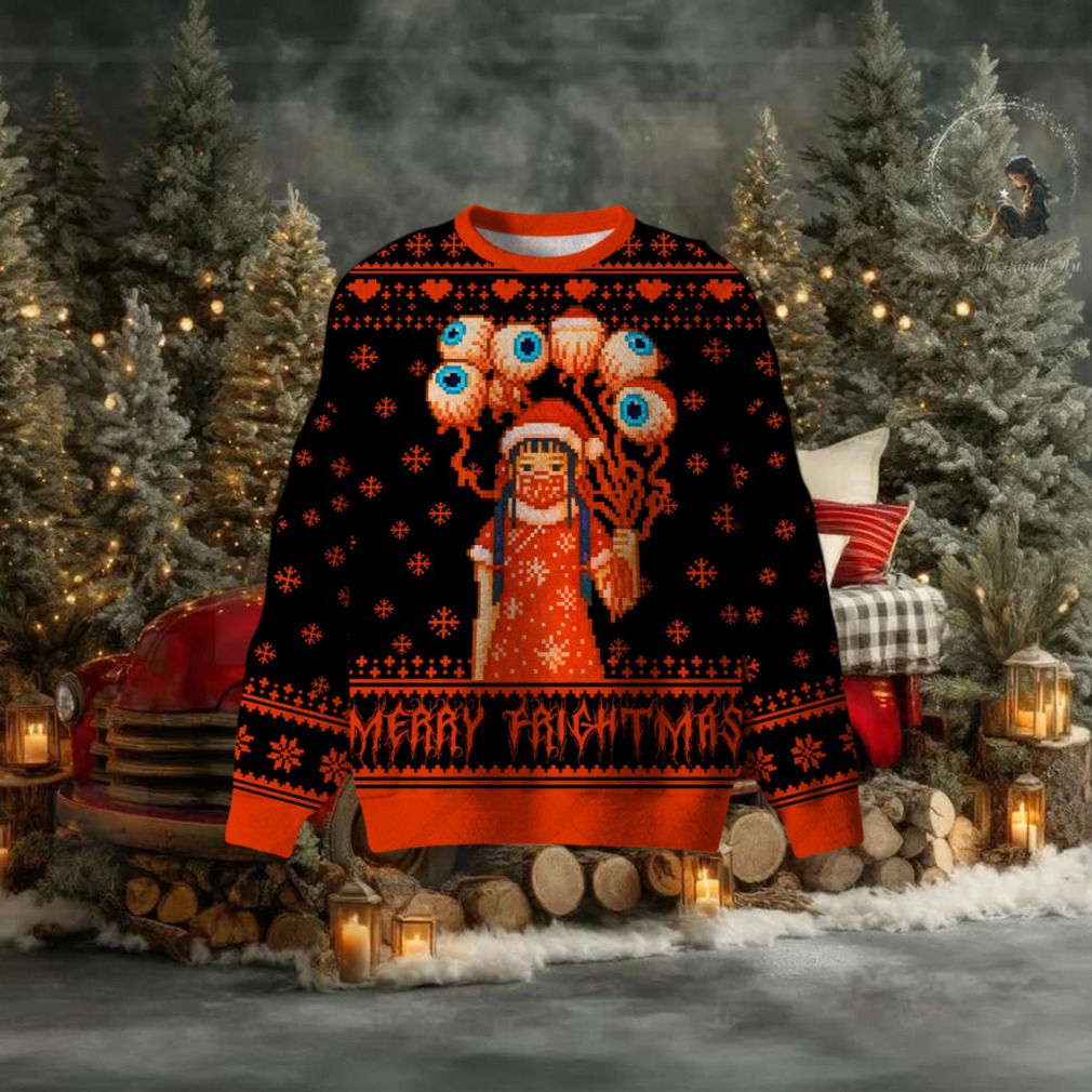 Merry Frightmas Ugly Christmas Sweatshirt Merry Frightmas Ugly Christmas Sweatshirt