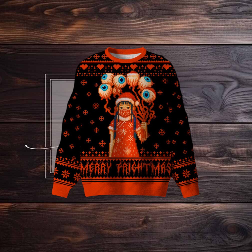 Merry Frightmas Ugly Christmas Sweatshirt Merry Frightmas Ugly Christmas Sweatshirt