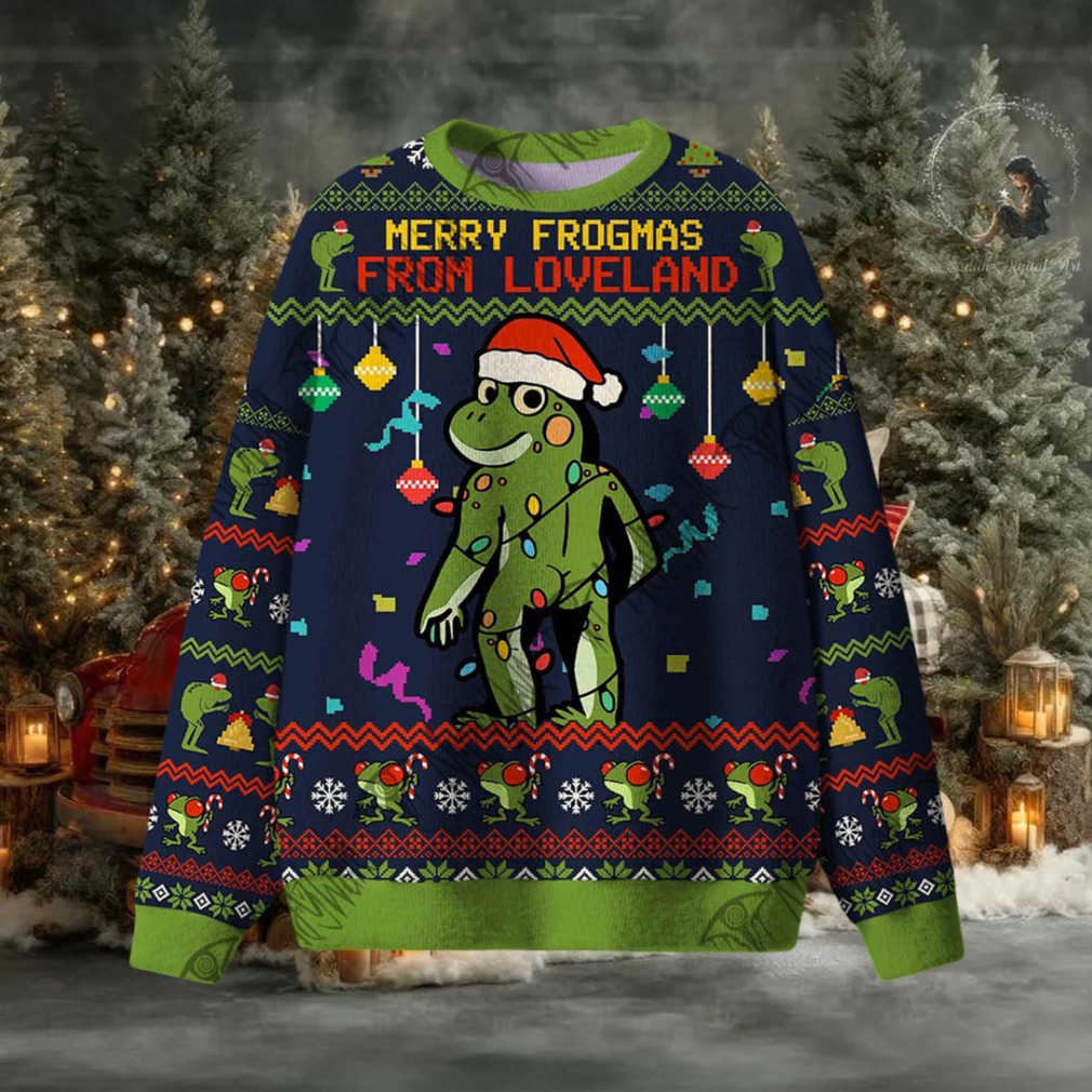 Merry Frogmas from Loveland Ugly Sweatshirts Merry Frogmas from Loveland Ugly Sweatshirts