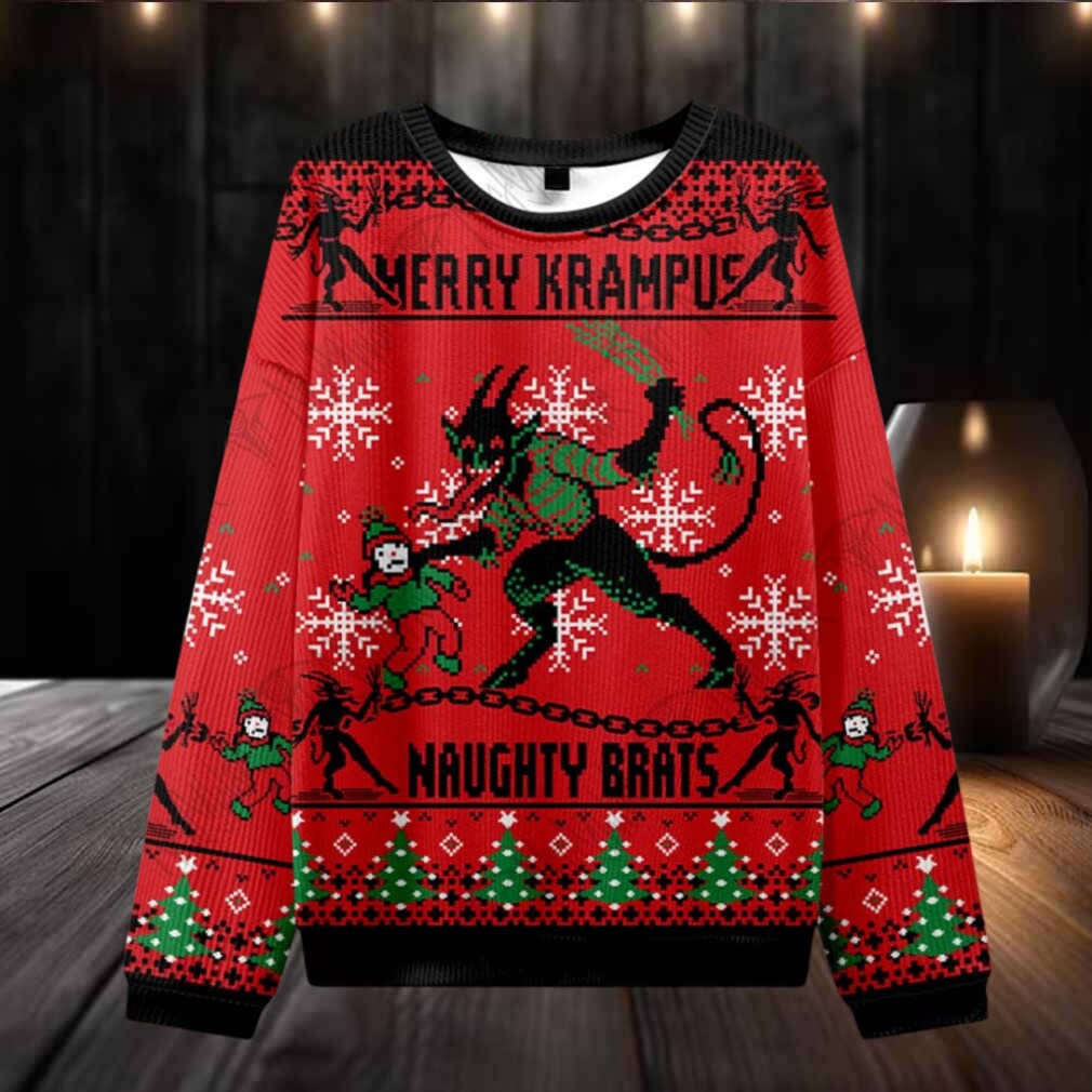 Merry Krampus Naughty Brats Ugly Sweatshirts Merry Krampus Naughty Brats Ugly Sweatshirts