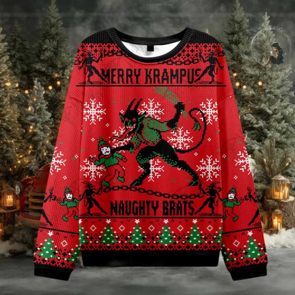Merry Krampus Naughty Brats Ugly Sweatshirts Merry Krampus Naughty Brats Ugly Sweatshirts