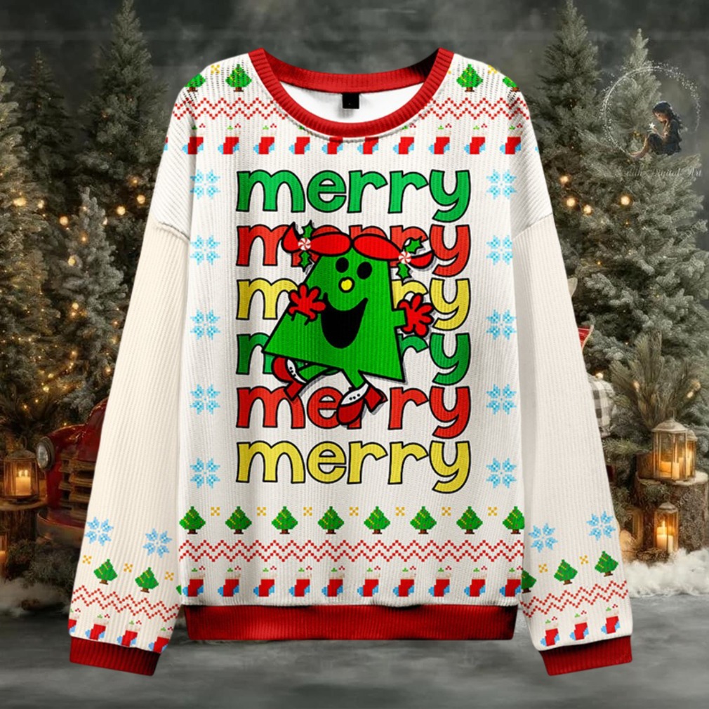 Merry Merry Merry Christmas Miss Teacher Ugly Knit Sweatshirt Merry Merry Merry Christmas Miss Teacher Ugly Knit Sweatshirt