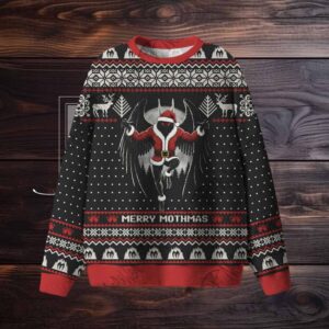 Merry Mothmas Ugly Sweatshirts
