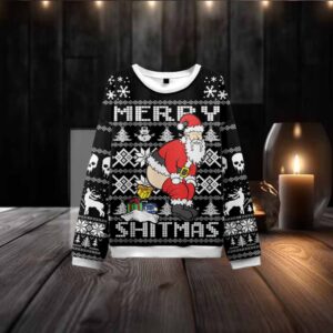 Merry Shitmas Ugly Christmas Sweatshirt