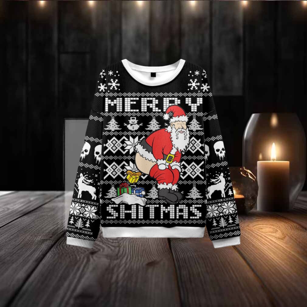 Merry Shitmas Ugly Christmas Sweatshirt Merry Shitmas Ugly Christmas Sweatshirt