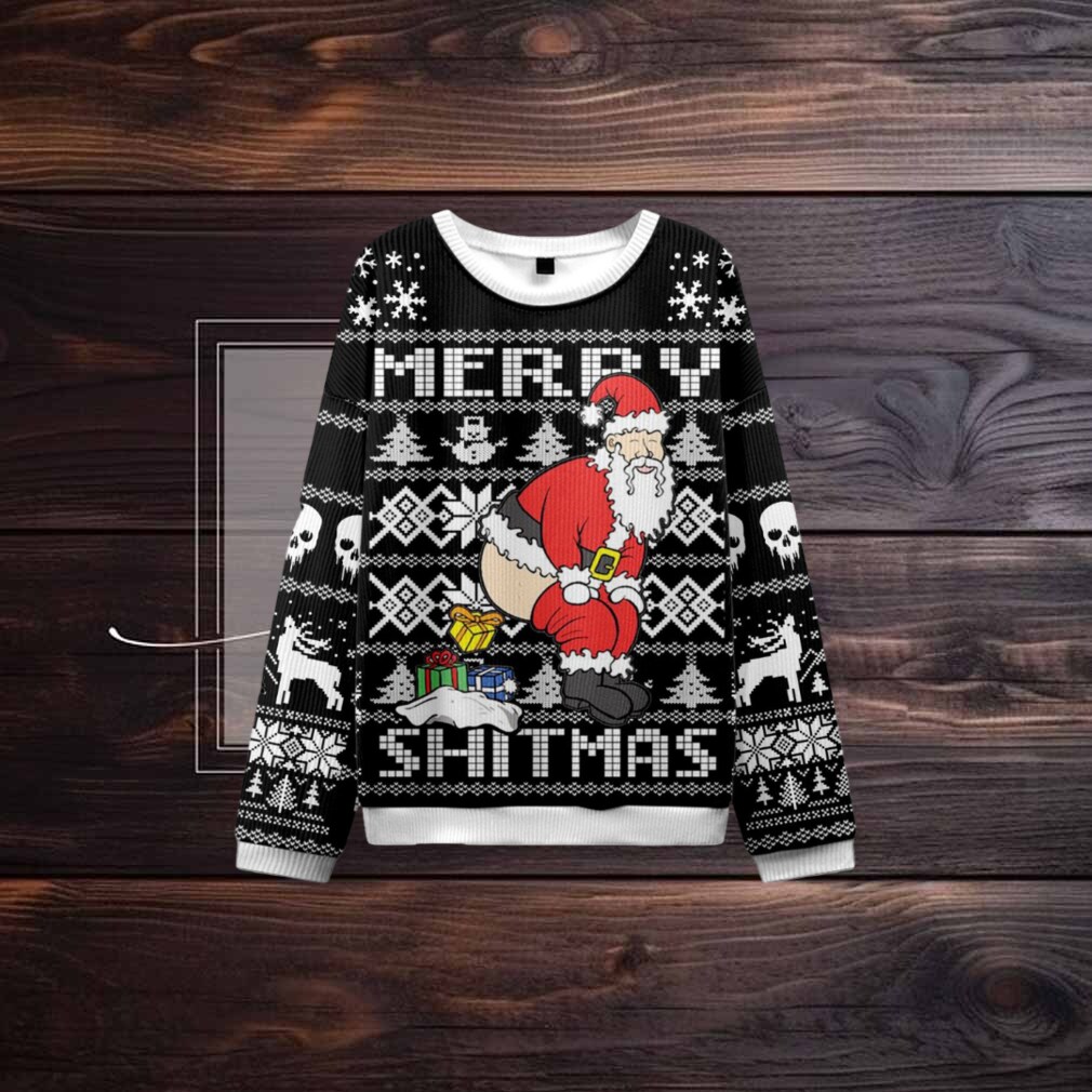 Merry Shitmas Ugly Christmas Sweatshirt Merry Shitmas Ugly Christmas Sweatshirt