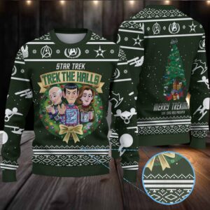 Merry Trekmas Live Long And Prosper Christmas Knitted Sweater