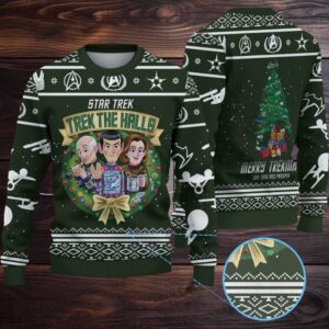 Merry Trekmas Live Long And Prosper Christmas Knitted Sweater