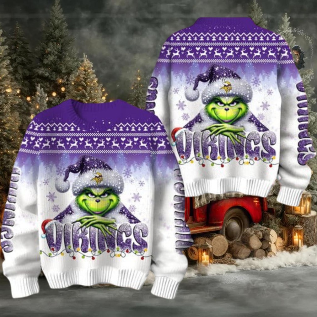 Minnesota Vikings Grinch Stolen Christmas Sweater Minnesota Vikings Grinch Stolen Christmas Sweater