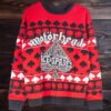 Foo Fighters Big Logo Holiday Knitted Cream Ugly Christmas Sweater Foo Fighters Big Logo Holiday Knitted Cream Ugly Christmas Sweater