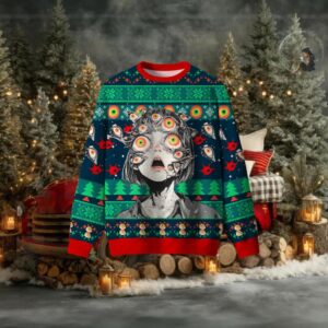 Multitude Of Gazes Ugly Christmas Sweatshirt