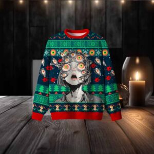 Multitude Of Gazes Ugly Christmas Sweatshirt