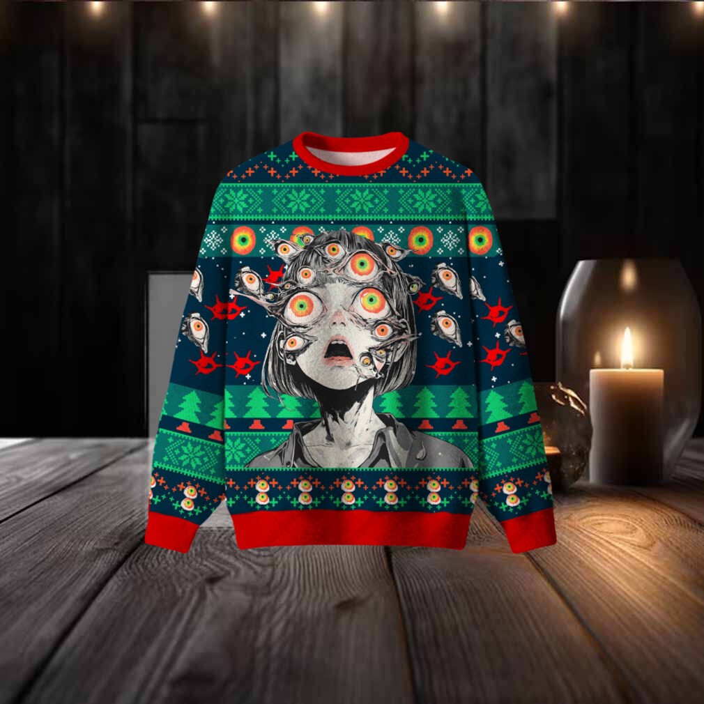 Multitude Of Gazes Ugly Christmas Sweatshirt Multitude Of Gazes Ugly Christmas Sweatshirt
