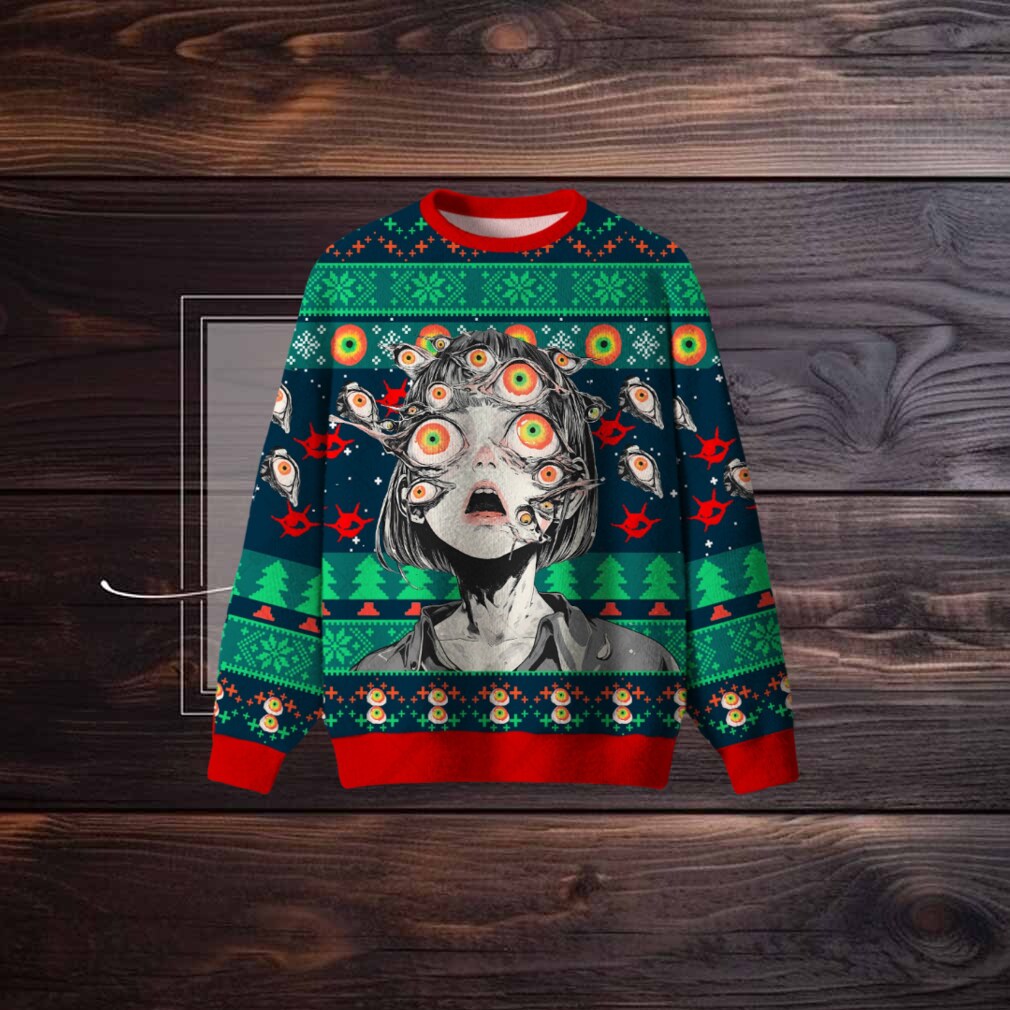Multitude Of Gazes Ugly Christmas Sweatshirt Multitude Of Gazes Ugly Christmas Sweatshirt