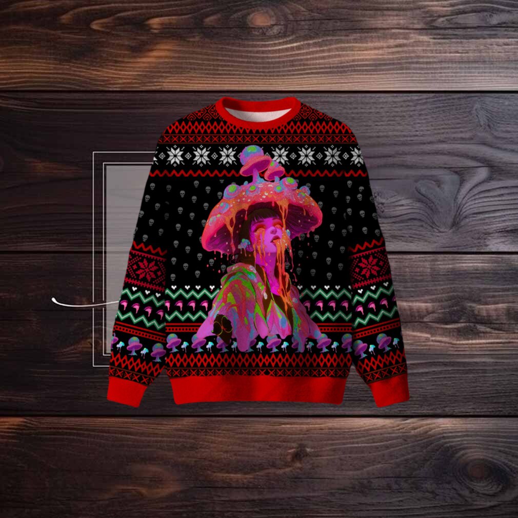 Mushroom Trance Sweater Ugly Christmas Sweatshirt Mushroom Trance Sweater Ugly Christmas Sweatshirt