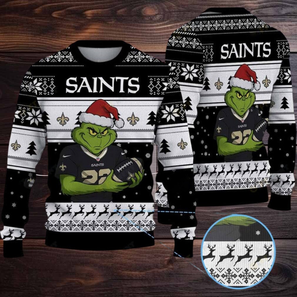 NFL New Orleans Saints Grinch Christmas Sweater NFL New Orleans Saints Grinch Christmas Sweater
