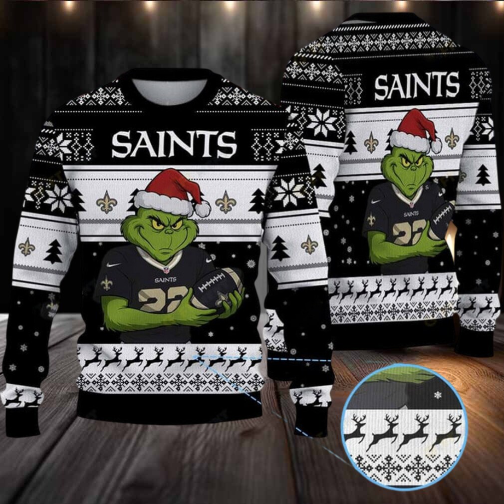 NFL New Orleans Saints Grinch Christmas Sweater NFL New Orleans Saints Grinch Christmas Sweater
