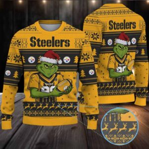 NFL Pittsburgh Steelers Grinch Ugly Christmas Sweater