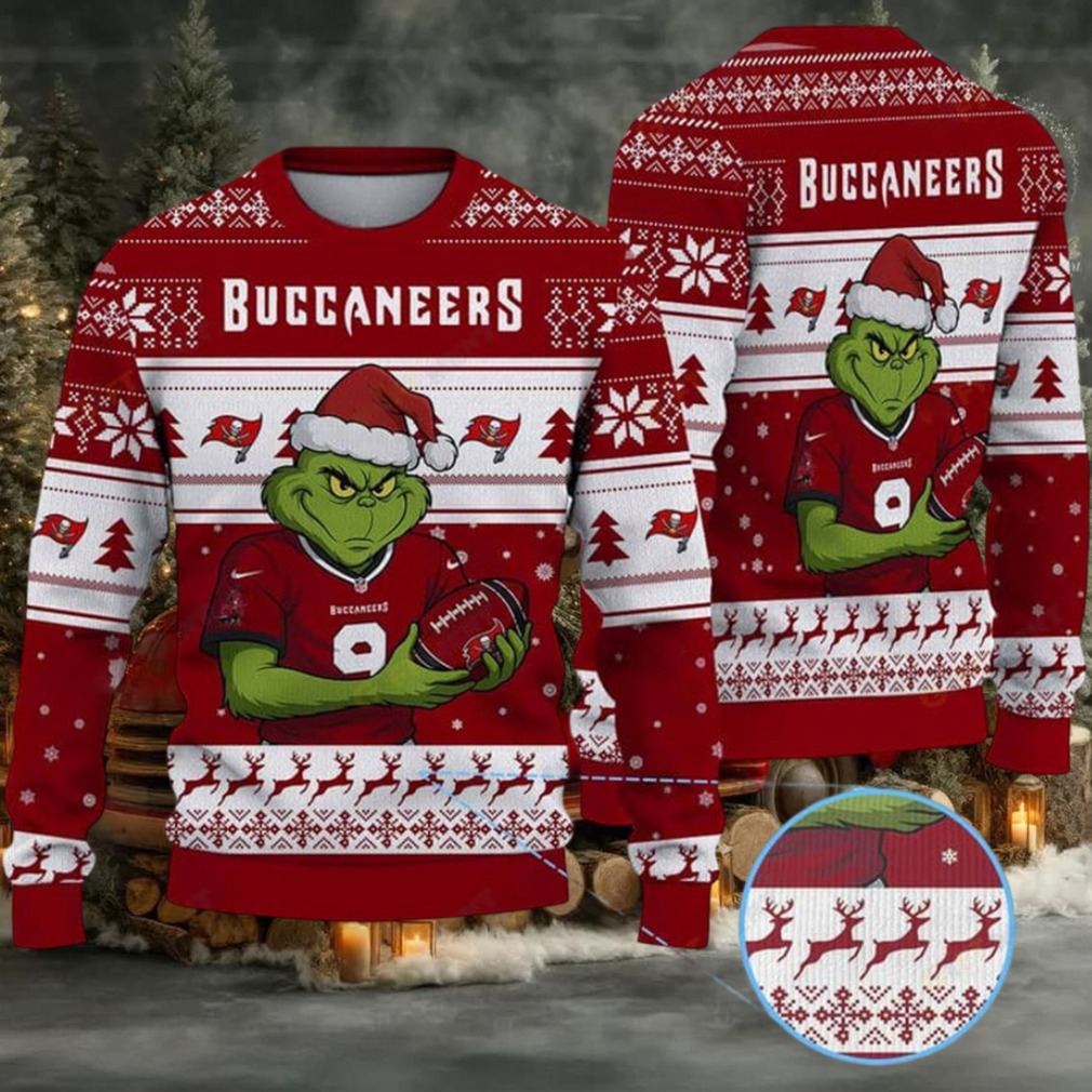 NFL Tampa Bay Buccaneers Grinch Jersey Christmas Sweater NFL Tampa Bay Buccaneers Grinch Jersey Christmas Sweater