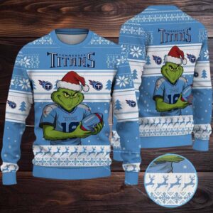 NFL Tennessee Titans Grinch Ugly Christmas Sweater
