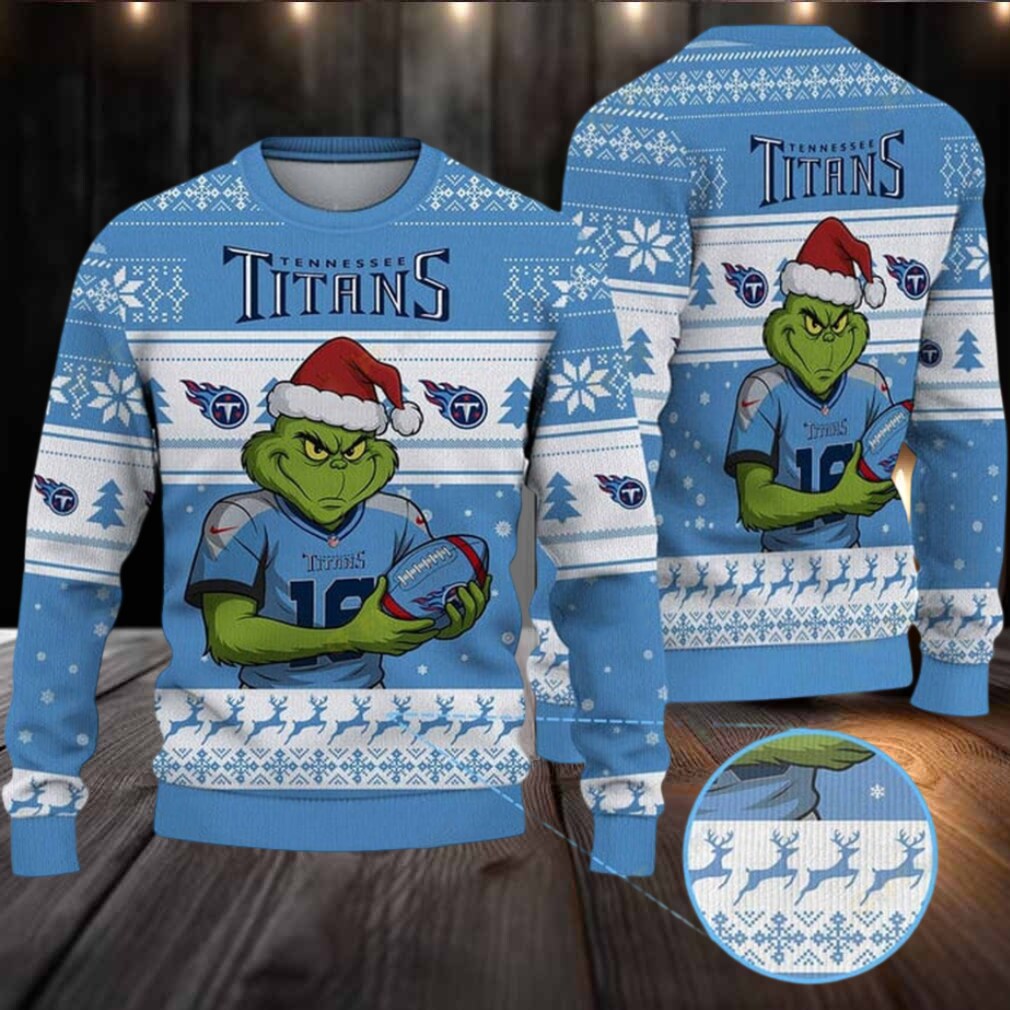 NFL Tennessee Titans Grinch Ugly Christmas Sweater NFL Tennessee Titans Grinch Ugly Christmas Sweater