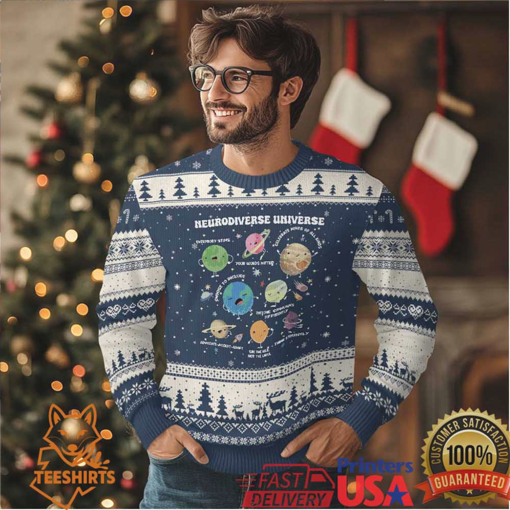Neurodiverse Universe Ugly Christmas Sweater Autism Awareness ASD ADHD Neurodiversity Sped Teacher Neurodiverse Universe Ugly Christmas Sweater Autism Awareness ASD ADHD Neurodiversity Sped Teacher