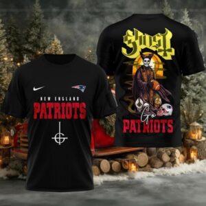 New England Patriots NFL Ghost Band Shirt