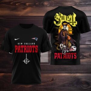 New England Patriots NFL Ghost Band Shirt