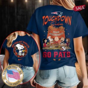 New England Patriots NFL Snoopy Peanuts Touchdown Season Happy Thanksgiving Shirt