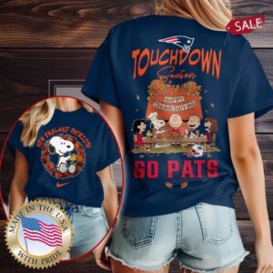 New England Patriots NFL Snoopy Peanuts Touchdown Season Happy Thanksgiving Shirt