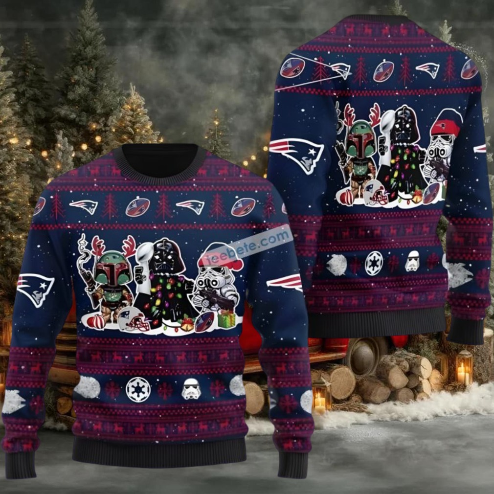 New England Patriots Star Wars Darth Vader Best Ugly Christmas Sweaters Blue New England Patriots Star Wars Darth Vader Best Ugly Christmas Sweaters Blue