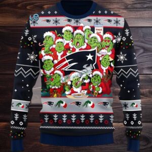 New England Patriots The Grinch Xmas Day Vintage Ugly Christmas Sweaters Black New England Patriots The Grinch Xmas Day Vintage Ugly Christmas Sweaters Black