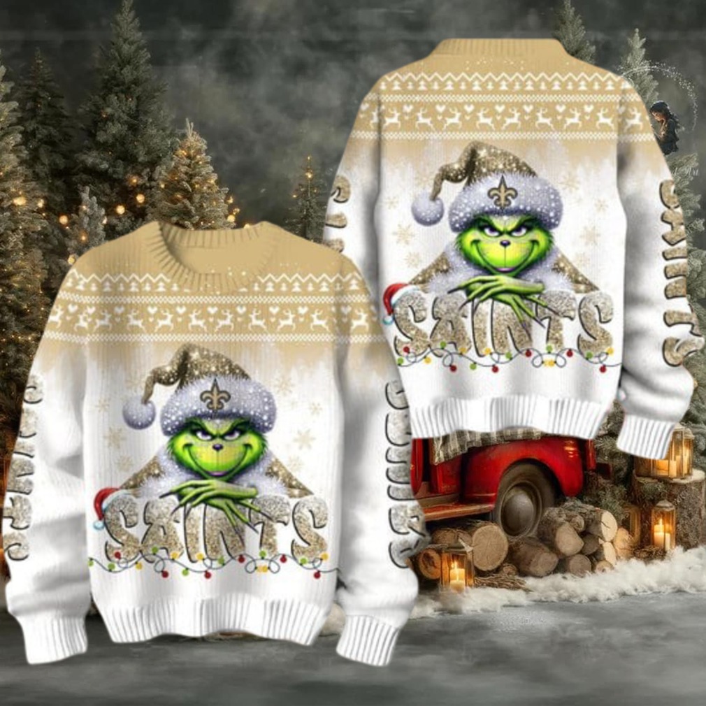 New Orleans Saints Grinch Stolen Christmas Sweater New Orleans Saints Grinch Stolen Christmas Sweater