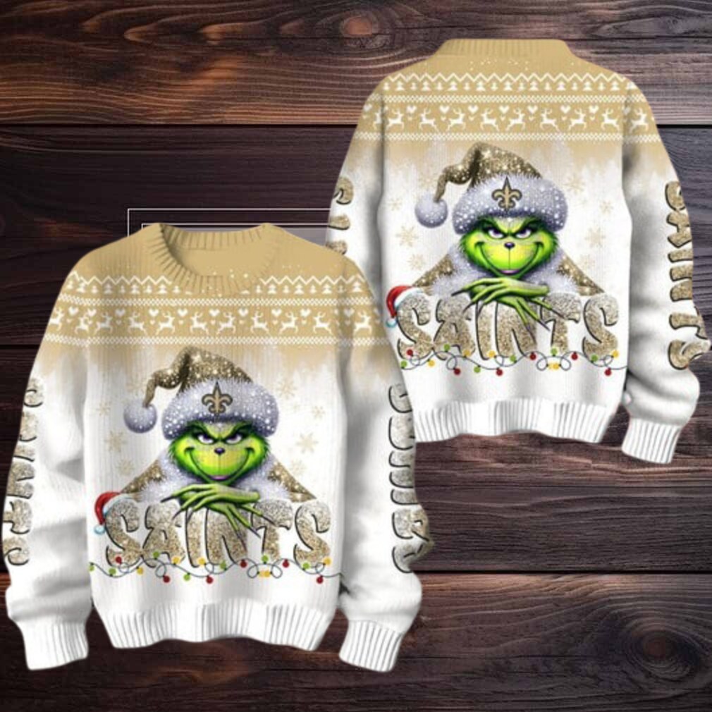 New Orleans Saints Grinch Stolen Christmas Sweater New Orleans Saints Grinch Stolen Christmas Sweater