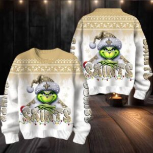 New Orleans Saints Grinch Stolen Christmas Sweater